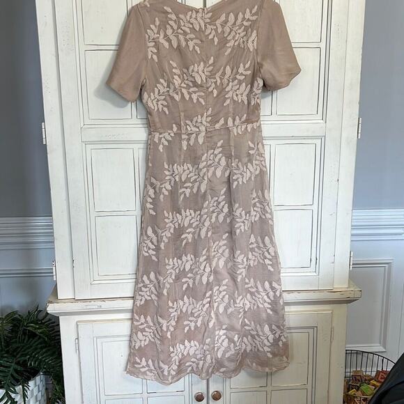 NWT Roolee size small blush embroidered dress - Picture 5 of 5